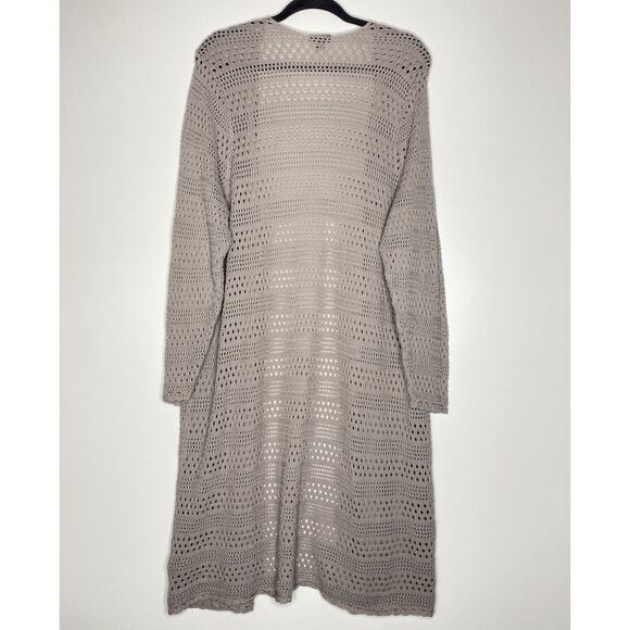 Torrid Pointelle Cardigan Open Knit Front Duster Longline Sweater Womens Size 4X - Picture 10 of 11